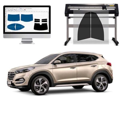Hyundai Tucson dal 2015 al 2020 Pellicole Oscuranti Vetri Pre-Tagliate Vetri Neri per Auto Oscuramento vetri in Italia