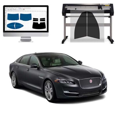 Jaguar XJL Berlina dal 2011 al 2019 Pellicole Oscuranti Vetri Pre-Tagliate Vetri Neri per Auto Oscuramento vetri in Italia