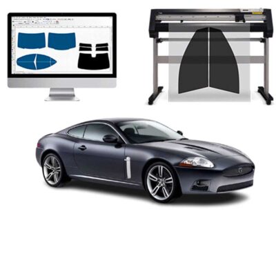Jaguar XK/XKR Coupe dal 2007 al 2011 Pellicole Oscuranti Vetri Pre-Tagliate Vetri Neri per Auto Oscuramento vetri in Italia