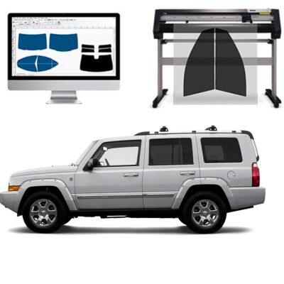 Jeep Commander dal 2006 ad OGGI Pellicole Oscuranti Vetri Pre-Tagliate Vetri Neri per Auto Oscuramento vetri in Italia