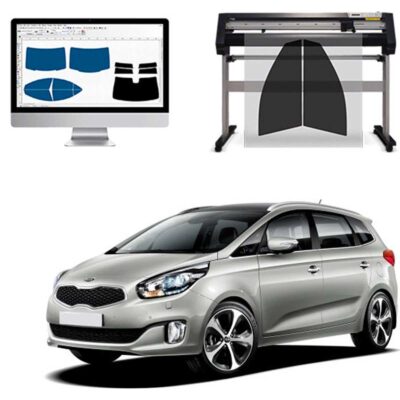 Kia Carens dal 2013 al 2018 Pellicole Oscuranti Vetri Pre-Tagliate Vetri Neri per Auto Oscuramento vetri in Italia
