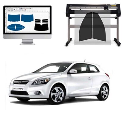 Kia Ceed 5P dal 2008 al 2010 Pellicole Oscuranti Vetri Pre-Tagliate Vetri Neri per Auto Oscuramento vetri in Italia