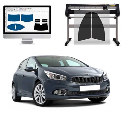 Kia Ceed 5P dal 2012 al 2017 Pellicole Oscuranti Vetri Pre-Tagliate Vetri Neri per Auto Oscuramento vetri in Italia