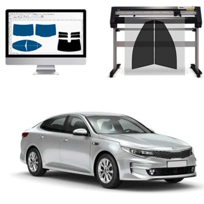 Kia Optima dal 2016 ad OGGI Pellicole Oscuranti Vetri Pre-Tagliate Vetri Neri per Auto Oscuramento vetri in Italia