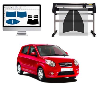 Kia Picanto dal 2011 al 2016 Pellicole Oscuranti Vetri Pre-Tagliate Vetri Neri per Auto Oscuramento vetri in Italia