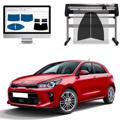 Kia Rio 5P dal 2017 ad OGGI Pellicole Oscuranti Vetri Pre-Tagliate Vetri Neri per Auto Oscuramento vetri in Italia