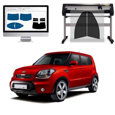 Kia Soul dal 2008 al 2014 Pellicole Oscuranti Vetri Pre-Tagliate Vetri Neri per Auto Oscuramento vetri in Italia