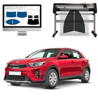 Kia Stonic dal 2017 ad OGGI Pellicole Oscuranti Vetri Pre-Tagliate Vetri Neri per Auto Oscuramento vetri in Italia