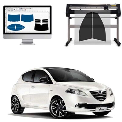 Lancia Ypsilon 5P dal 2011 ad OGGI Pellicole Oscuranti Vetri Pre-Tagliate Vetri Neri per Auto Oscuramento vetri in Italia