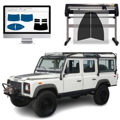Land Rover Defender 4P dal 1994 al 2009 Pellicole Oscuranti Vetri Pre-Tagliate Vetri Neri per Auto Oscuramento vetri in Italia