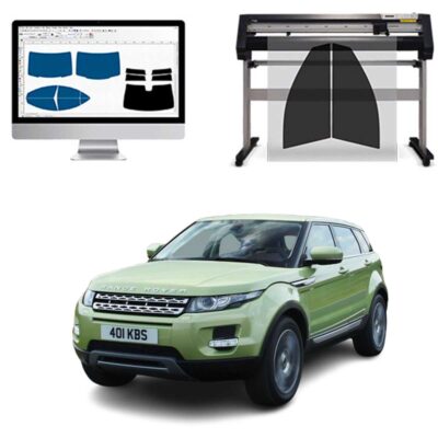 Land Rover Evoque 5P dal 2011 al 2018 Pellicole Oscuranti Vetri Pre-Tagliate Vetri Neri per Auto Oscuramento vetri in Italia