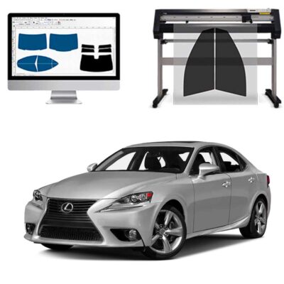 Lexus IS dal 2014 al 2020 Pellicole Oscuranti Vetri Pre-Tagliate Vetri Neri per Auto Oscuramento vetri in Italia