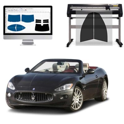Maserati Gran Turismo Cabrio dal 2007 al 2019 Pellicole Oscuranti Vetri Pre-Tagliate Vetri Neri per Auto Oscuramento vetri in Italia