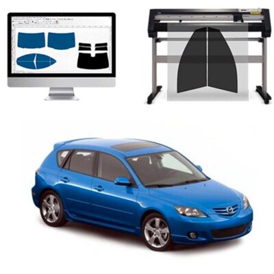 Mazda 3 5P dal 2003 AL 2006 Pellicole Oscuranti Vetri Pre-Tagliate Vetri Neri per Auto Oscuramento vetri in Italia