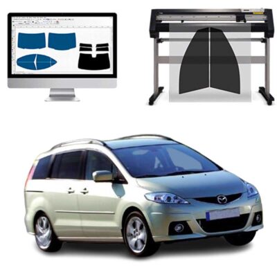 Mazda 5 dal 2005 al 2006 Pellicole Oscuranti Vetri Pre-Tagliate Vetri Neri per Auto Oscuramento vetri in Italia