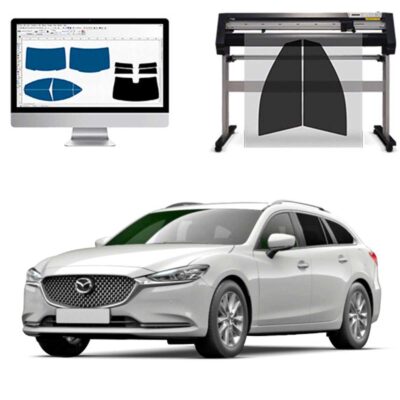 Mazda 6 Sport Wagon dal 2017 al 2022 Pellicole Oscuranti Vetri Pre-Tagliate Vetri Neri per Auto Oscuramento vetri in Italia