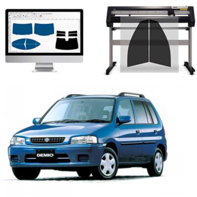 Mazda Demio dal 1999 al 2002 Pellicole Oscuranti Vetri Pre-Tagliate Vetri Neri per Auto Oscuramento vetri in Italia