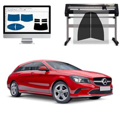 Mercedes CLA Sw Shooting Brake dal 2016 al 2019 Pellicole Oscuranti Vetri Pre-Tagliate Vetri Neri per Auto Oscuramento vetri in Italia