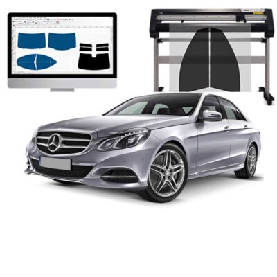 Mercedes Classe E Berlina 400 Hybrid dal 2013 al 2016 Pellicole Oscuranti Vetri Pre-Tagliate Vetri Neri per Auto Oscuramento vetri in Italia