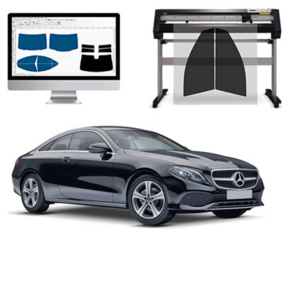 Mercedes Classe E Coupe dal 2016 al 2023 Pellicole Oscuranti Vetri Pre-Tagliate Vetri Neri per Auto Oscuramento vetri in Italia