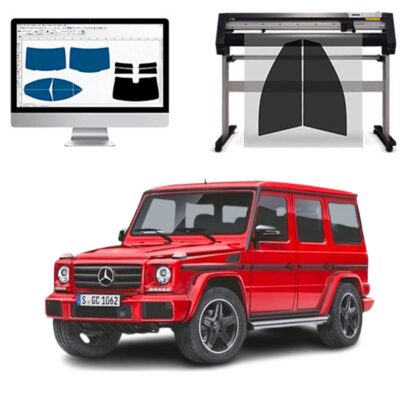 Mercedes Classe G Wagon 461 dal 2001 al 2006 Pellicole Oscuranti Vetri Pre-Tagliate Vetri Neri per Auto Oscuramento vetri in Italia