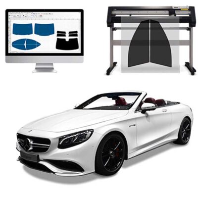 Mercedes Classe S Cabrio dal 2016 al 2017 Pellicole Oscuranti Vetri Pre-Tagliate Vetri Neri per Auto Oscuramento vetri in Italia