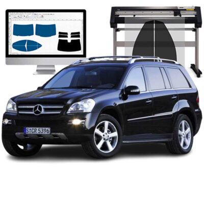 Mercedes GL dal 2006 al 2012 Pellicole Oscuranti Vetri Pre-Tagliate Vetri Neri per Auto Oscuramento vetri in Italia