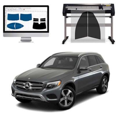Mercedes GLC dal 2015 al 2017 Pellicole Oscuranti Vetri Pre-Tagliate Vetri Neri per Auto Oscuramento vetri in Italia