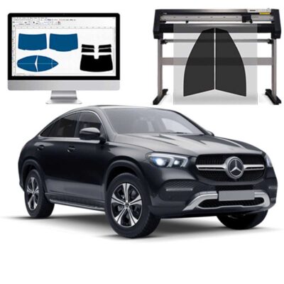 Mercedes GLE Coupe dal 2015 al 2017 Pellicole Oscuranti Vetri Pre-Tagliate Vetri Neri per Auto Oscuramento vetri in Italia