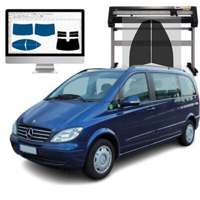 Mercedes Viano dal 2003 al 2014 Pellicole Oscuranti Vetri Pre-Tagliate Vetri Neri per Auto Oscuramento vetri in Italia