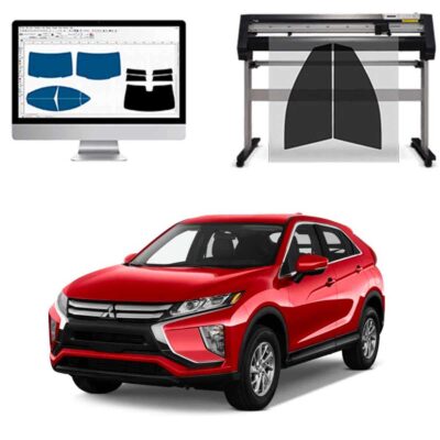 Mitsubishi Eclipse Cross dal 2018 ad Oggi Pellicole Oscuranti Vetri Pre-Tagliate Vetri Neri per Auto Oscuramento vetri in Italia