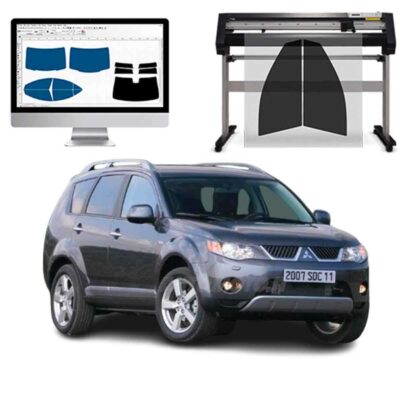 Mitsubishi Outlander dal 2007 al 2011 Pellicole Oscuranti Vetri Pre-Tagliate Vetri Neri per Auto Oscuramento vetri in Italia