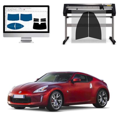 Nissan 370 Z dal 2009 al 2019 Pellicole Oscuranti Vetri Pre-Tagliate Vetri Neri per Auto Oscuramento vetri in Italia