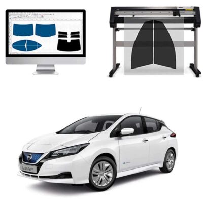 Nissan Leaf dal 2018 ad OGGI Pellicole Oscuranti Vetri Pre-Tagliate Vetri Neri per Auto Oscuramento vetri in Italia