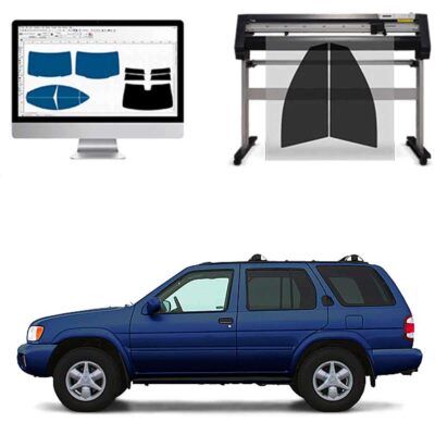 Nissan Pathfinder dal 2001 al 2004 Pellicole Oscuranti Vetri Pre-Tagliate Vetri Neri per Auto Oscuramento vetri in Italia