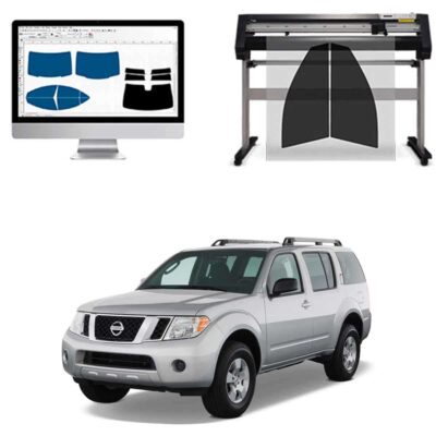 Nissan Pathfinder dal 2008 al 2016 Pellicole Oscuranti Vetri Pre-Tagliate Vetri Neri per Auto Oscuramento vetri in Italia