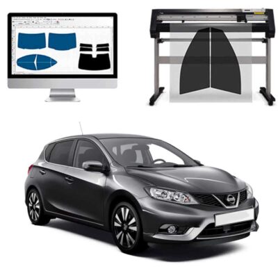 Nissan Pulsar dal 2014 ad OGGI Pellicole Oscuranti Vetri Pre-Tagliate Vetri Neri per Auto Oscuramento vetri in Italia