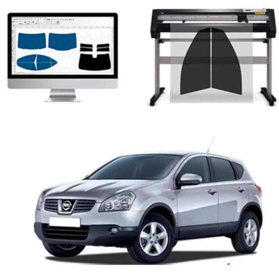 Nissan Qashqai dal 2008 al 2014 Pellicole Oscuranti Vetri Pre-Tagliate Vetri Neri per Auto Oscuramento vetri in Italia