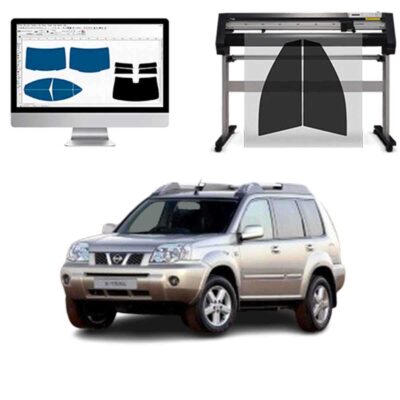 Nissan X-Trail dal 2001 al 2006 Pellicole Oscuranti Vetri Pre-Tagliate Vetri Neri per Auto Oscuramento vetri in Italia