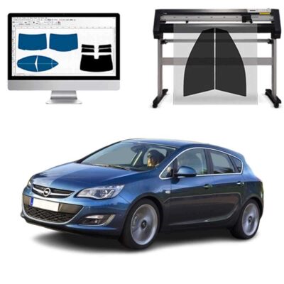 Opel Astra 5P dal 2009 al 2015 Pellicole Oscuranti Vetri Pre-Tagliate Vetri Neri per Auto Oscuramento vetri in Italia
