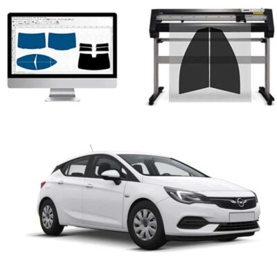 Opel Astra 5P dal 2016 al 2018 Pellicole Oscuranti Vetri Pre-Tagliate Vetri Neri per Auto Oscuramento vetri in Italia