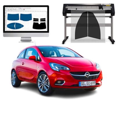 Opel Corsa 3P dal 2016 ad OGGI Pellicole Oscuranti Vetri Pre-Tagliate Vetri Neri per Auto Oscuramento vetri in Italia