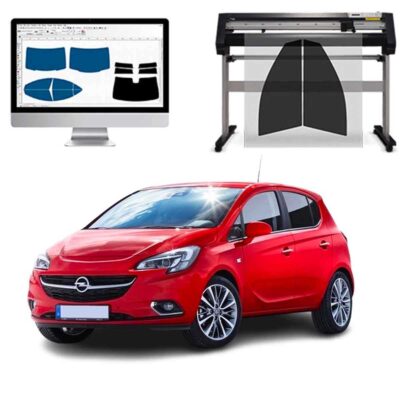 Opel Corsa 5P dal 2016 ad OGGI Pellicole Oscuranti Vetri Pre-Tagliate Vetri Neri per Auto Oscuramento vetri in Italia