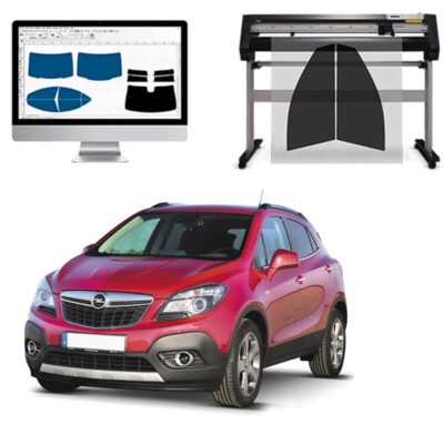 Opel Mokka dal 2012 al 2019 Pellicole Oscuranti Vetri Pre-Tagliate Vetri Neri per Auto Oscuramento vetri in Italia