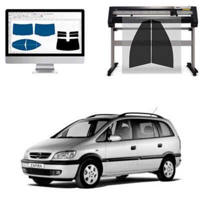 Opel Zafira dal 2005 al 2010 Pellicole Oscuranti Vetri Pre-Tagliate Vetri Neri per Auto Oscuramento vetri in Italia