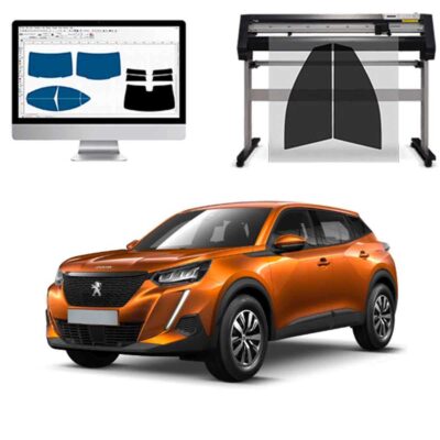Peugeot 2008 dal 2020 a Oggi Pellicole Oscuranti Vetri Pre-Tagliate Vetri Neri per Auto Oscuramento vetri in Italia
