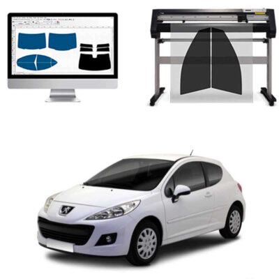 Peugeot 207 3P dal 2006 ad OGGI Pellicole Oscuranti Vetri Pre-Tagliate Vetri Neri per Auto Oscuramento vetri in Italia