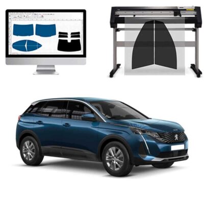Peugeot 3008 dal 2017 al 2023 Pellicole Oscuranti Vetri Pre-Tagliate Vetri Neri per Auto Oscuramento vetri in Italia