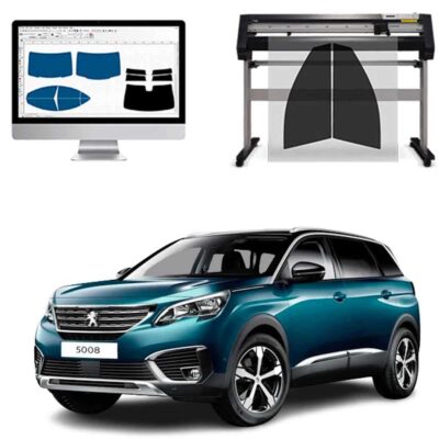 Peugeot 5008 dal 2017 a Oggi Pellicole Oscuranti Vetri Pre-Tagliate Vetri Neri per Auto Oscuramento vetri in Italia