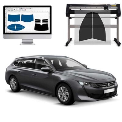 Peugeot 508 Sw dal 2020 a Oggi Pellicole Oscuranti Vetri Pre-Tagliate Vetri Neri per Auto Oscuramento vetri in Italia